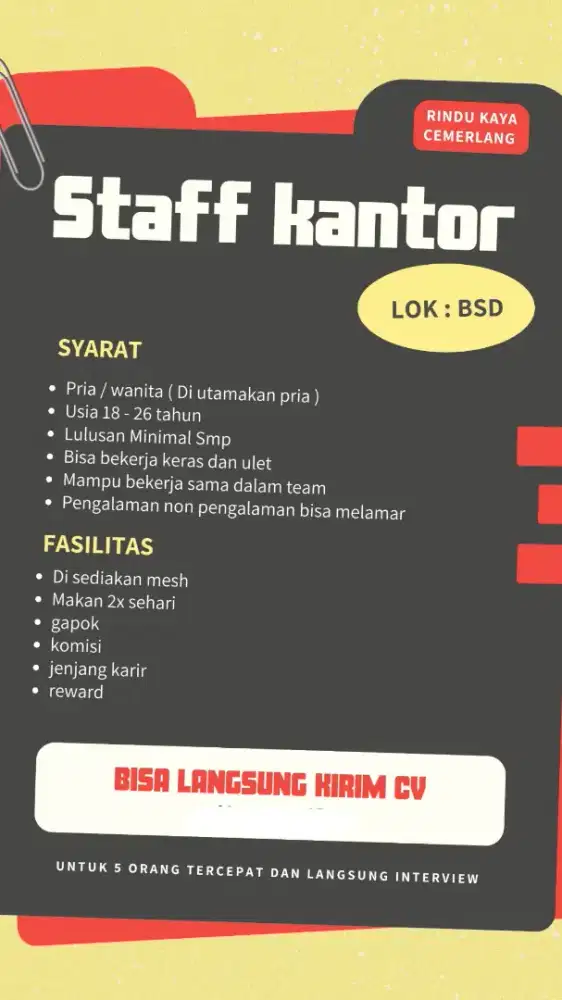 Staff kantor digital