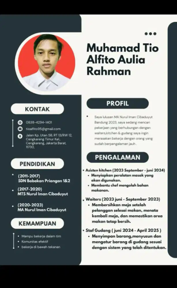 Info lowongan kerja