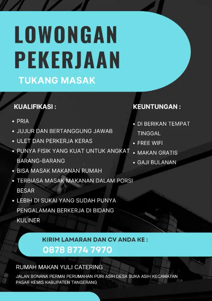 Chef atau tukang masak