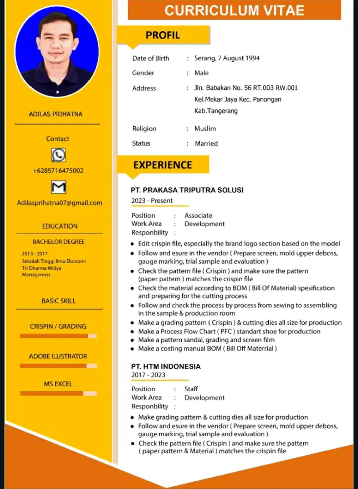 staff admin gudang, packing barang