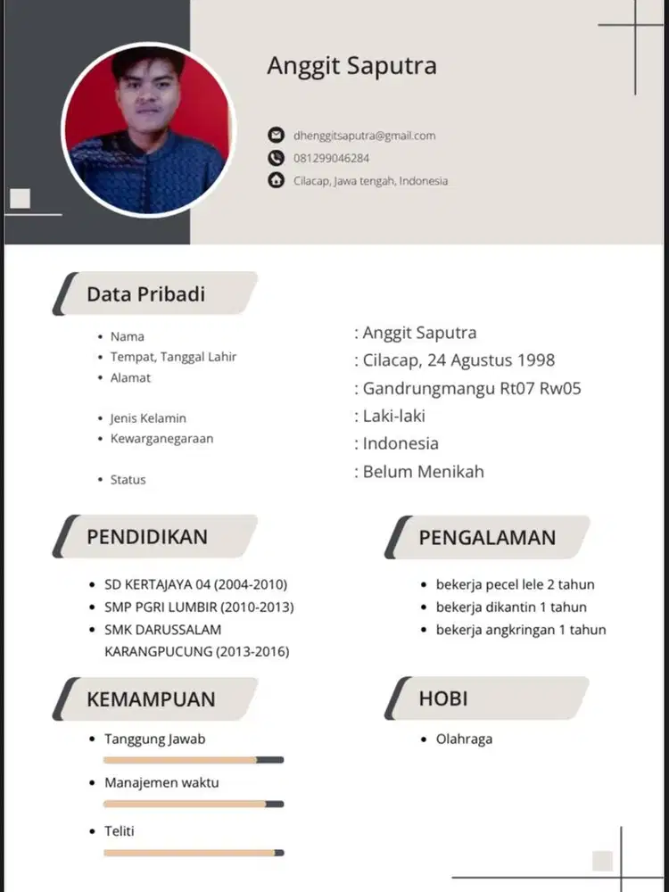 mencari pekerjaan