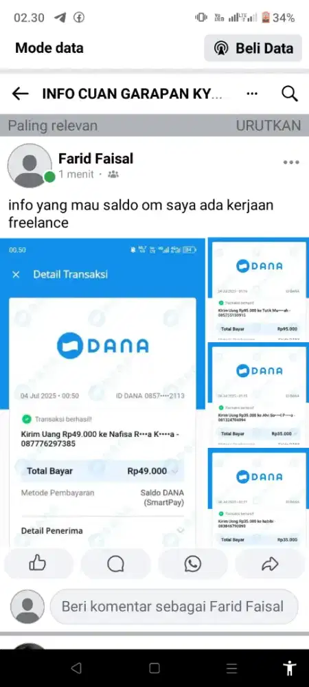 Freelance wa  amanah