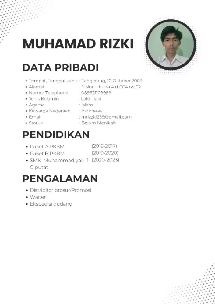 Mencari pekerjaan apa aja