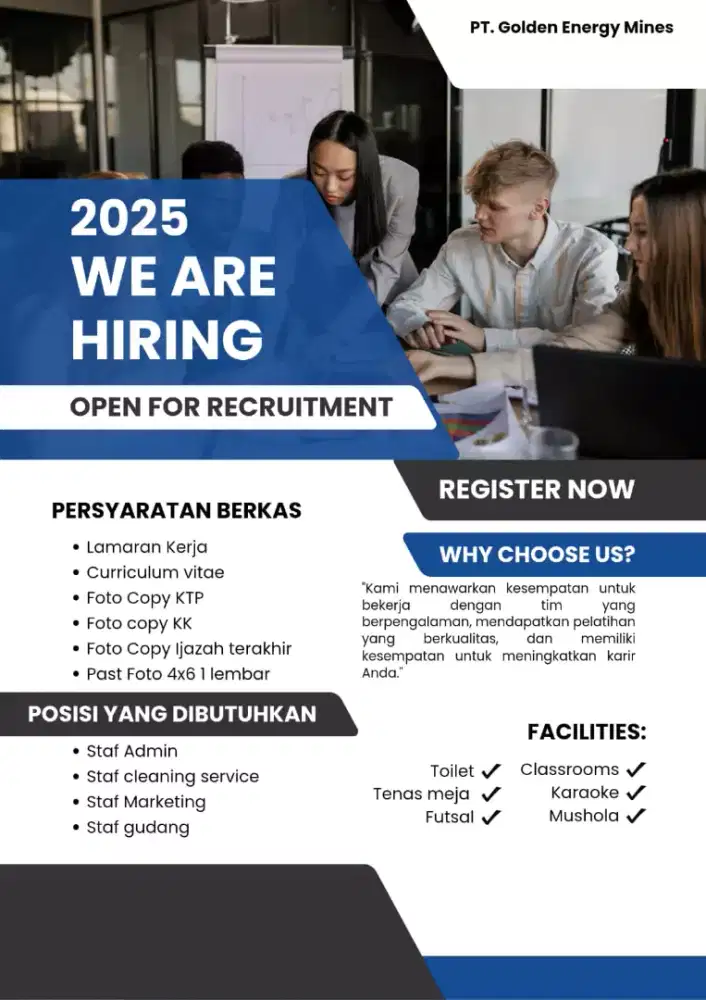 DIBUTUHKAN KARYAWAN SECEPATNYA