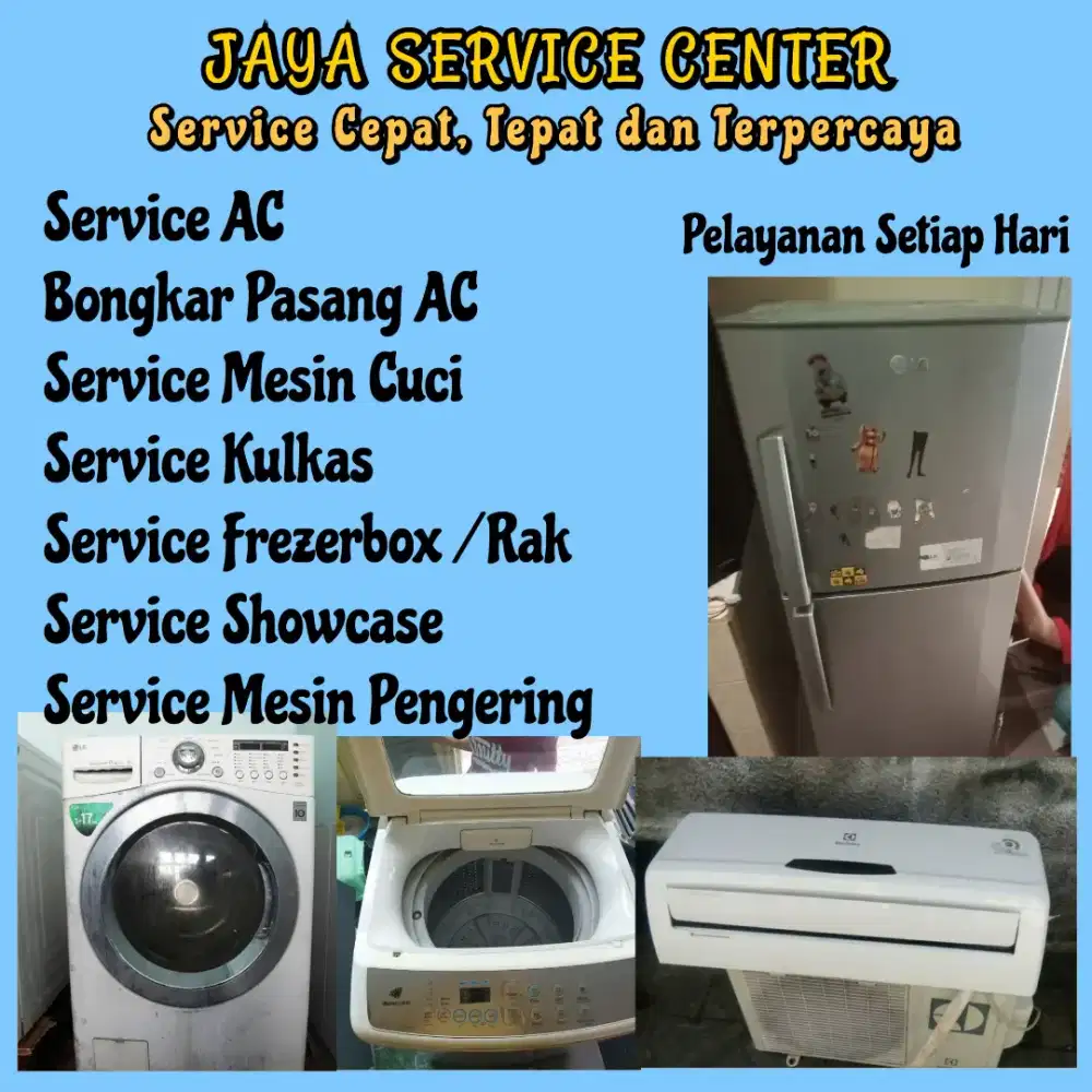 Service Mesin Cuci Kulkas Servis AC Frezer Bongkar Pasang AC Mulyorejo