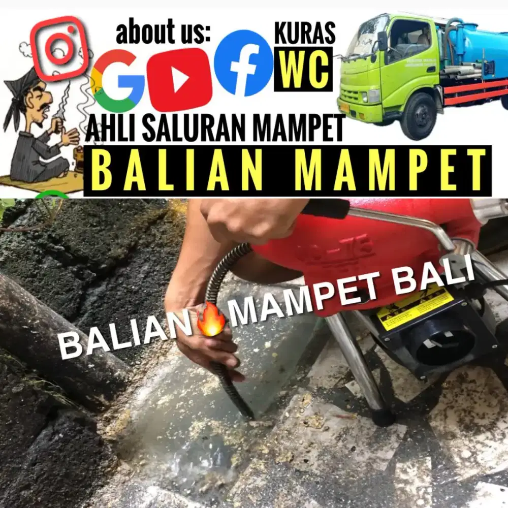 ATASI SALURAN MAMPET & KURAS TINJA SEDOT WC LIMBAH