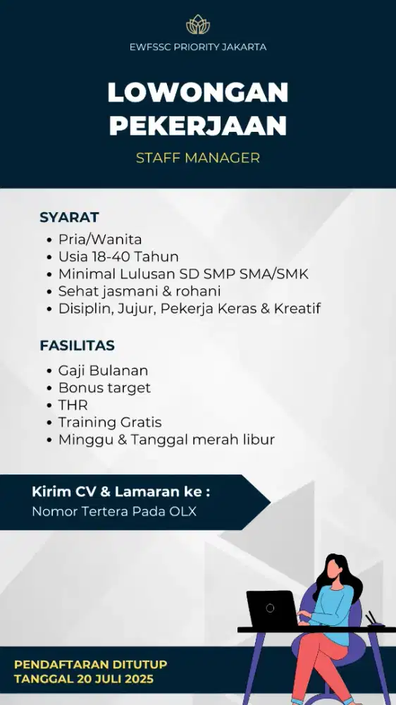 Dibutuhkan Segera Karyawan