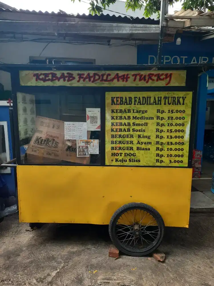 Penjual tukang kebab