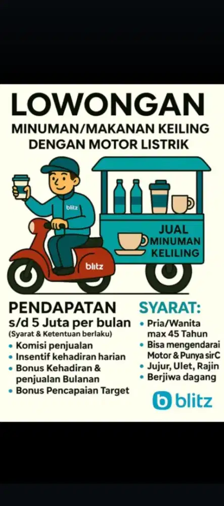 LOWONGAN PEKERJAAN JUAL KOPI KELILING KOPI JANJI JIWA