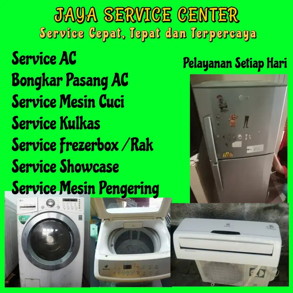 Service Kulkas Frezer Bongkar AC Pasang AC Servis AC Mesin Cuci Gubeng