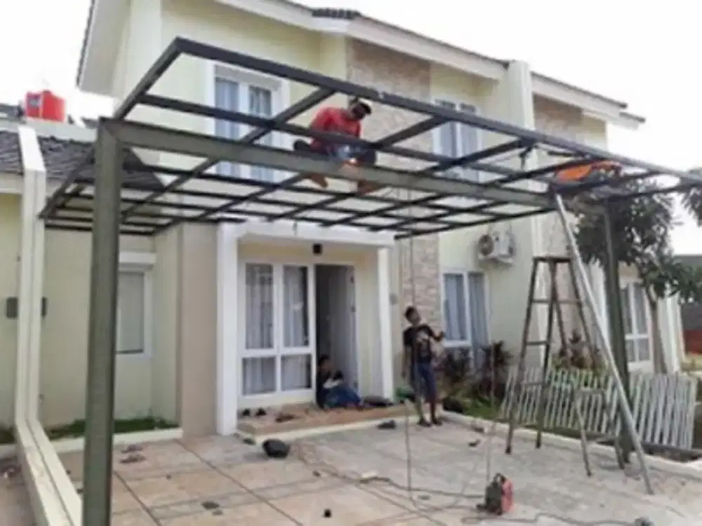 Tukang perbaikan atap bocor renovasi pasang baja ringan plafon PVC GRC