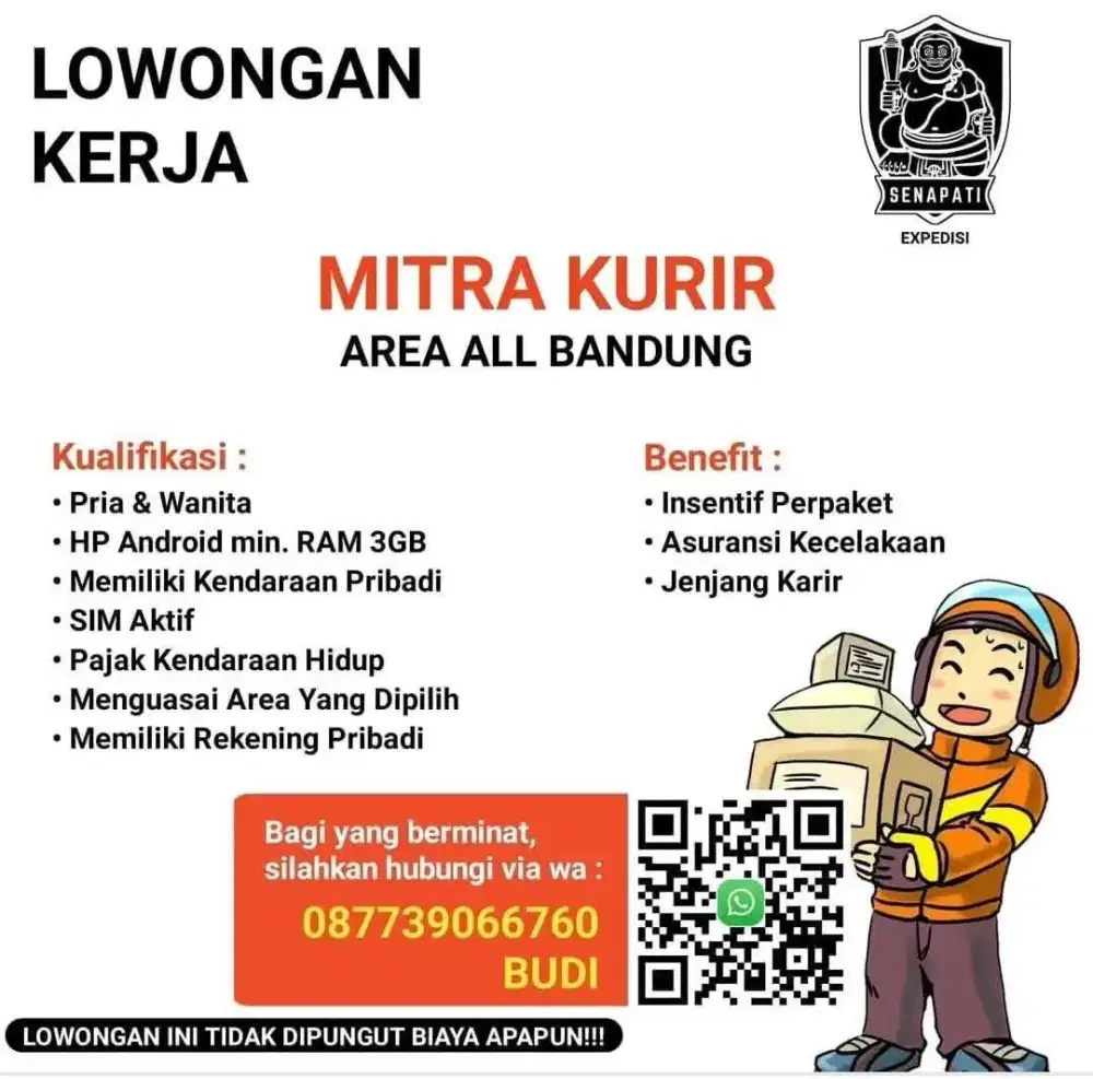 Di butuhkan cepat kurir spx