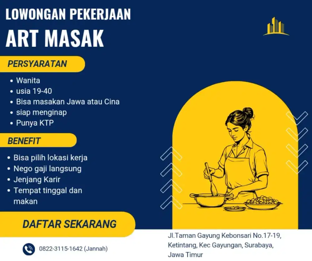 LOWONGAN KERJA ART