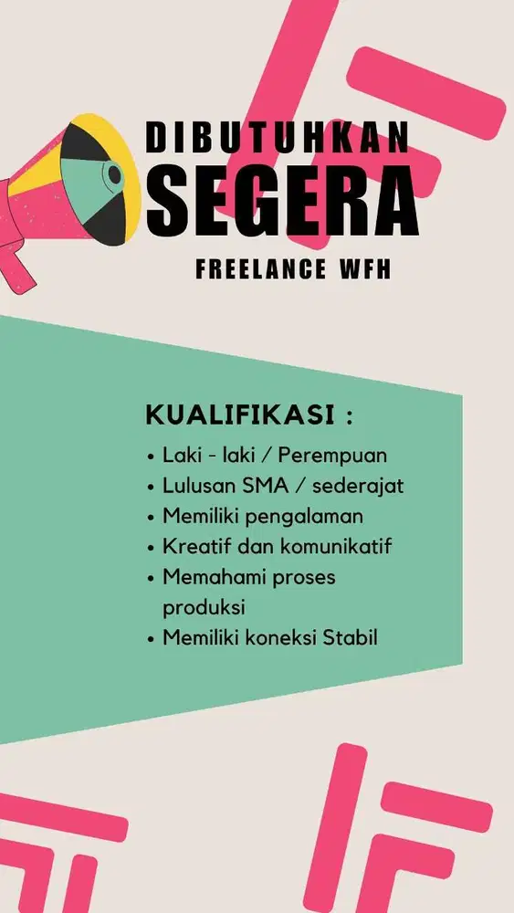 Freelance kerja dari rumah
