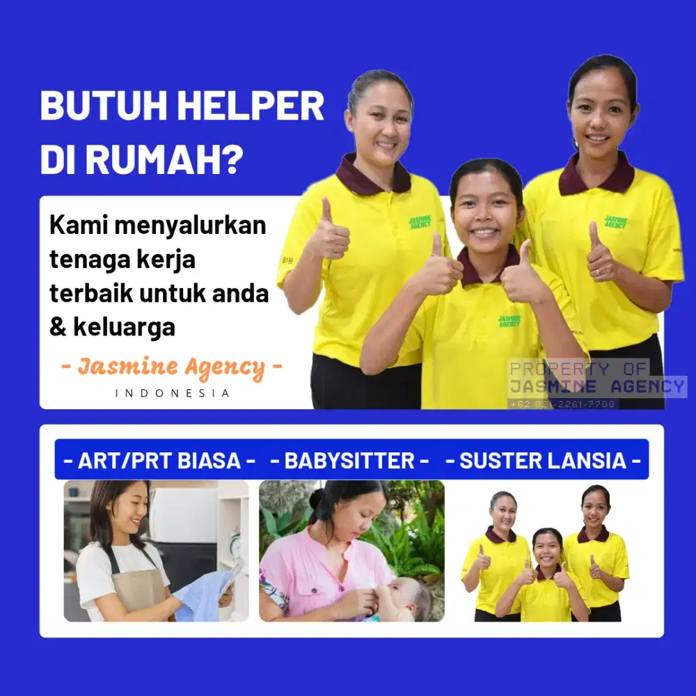 Sedia pembantu, babysitter, suster lansia, dll
