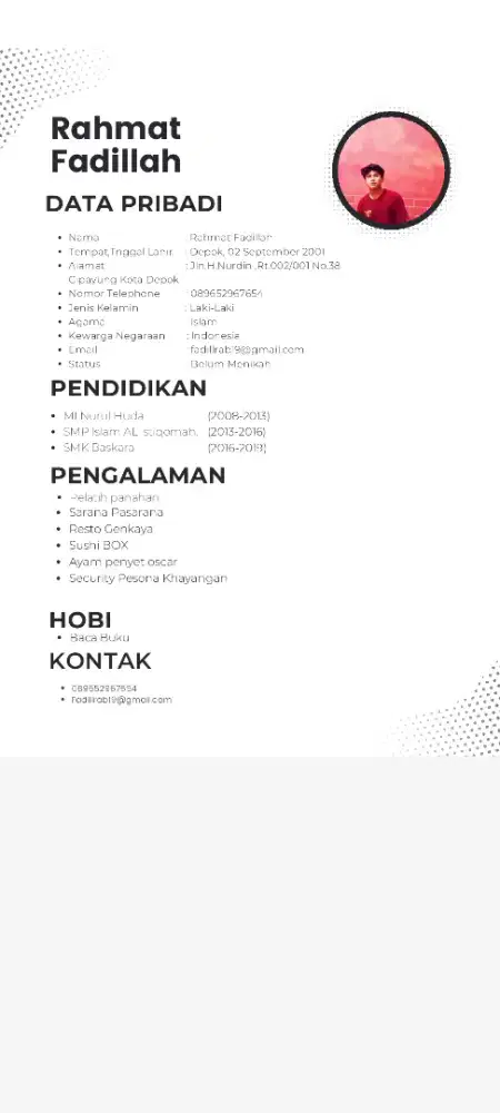 Cari pekerjaan apa aja
