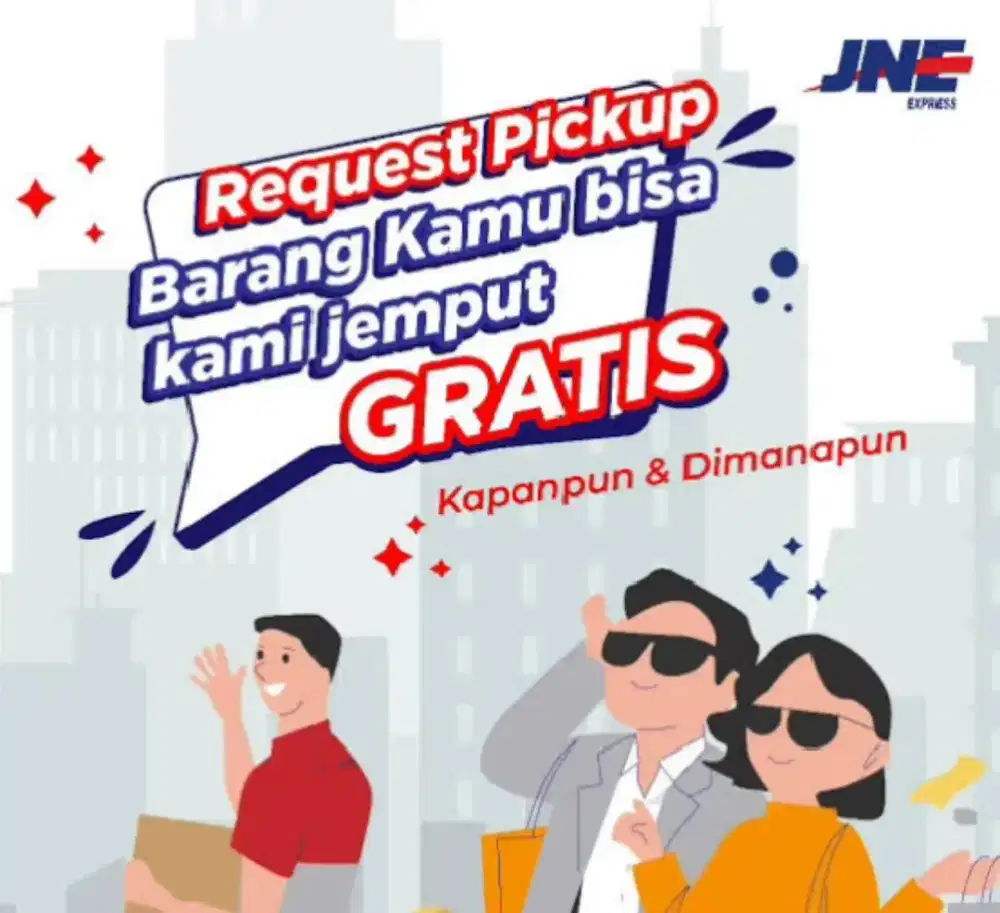 Free PICK-UP KIRIMAN JNE