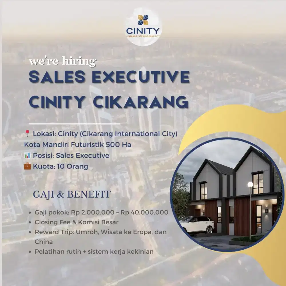 Lowongan Sales Executive