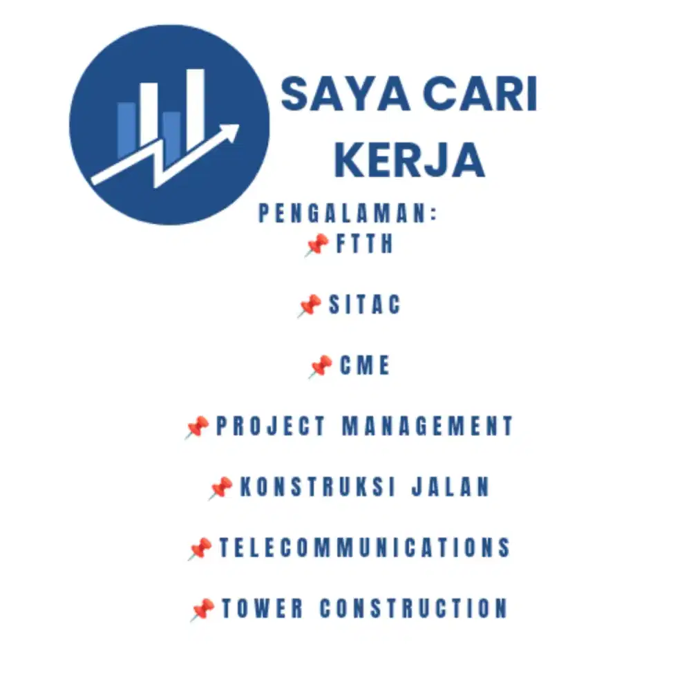 Saya cari kerja bidang telecommunications tower project management
