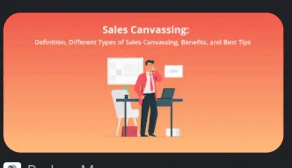 Direct sales & sales Canvasing