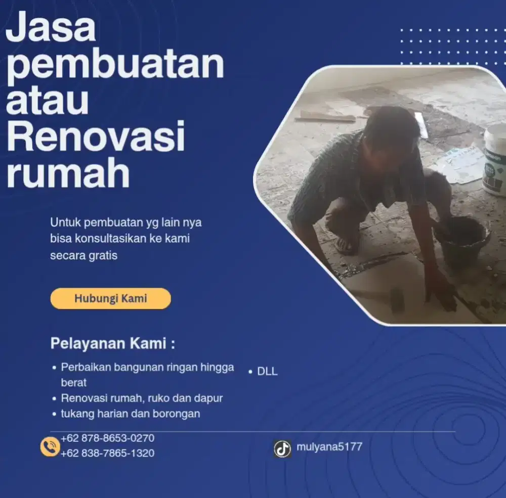 Menerima perbaikan bagunan dll