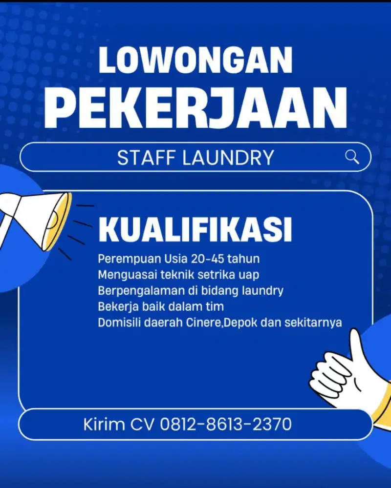 Lowongan Laundry
