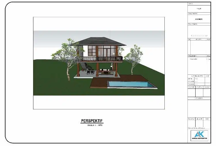 Jasa kontraksor dan pemborong bangunan rumah tinggal ,villa,kos