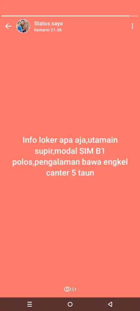 Mencari Lowongan pekerjaan.
