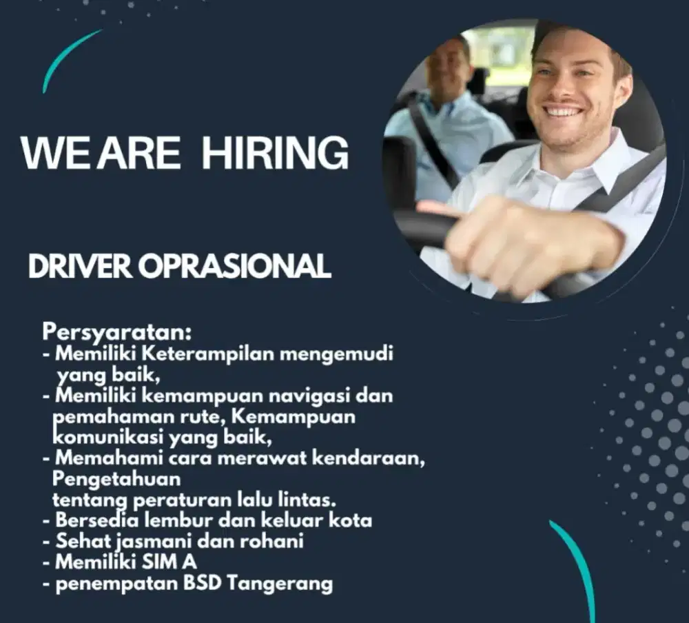 Driver Operasional Kantor