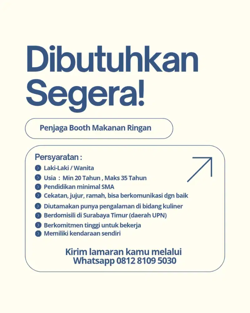 Penjaga Booth Makanan Ringan