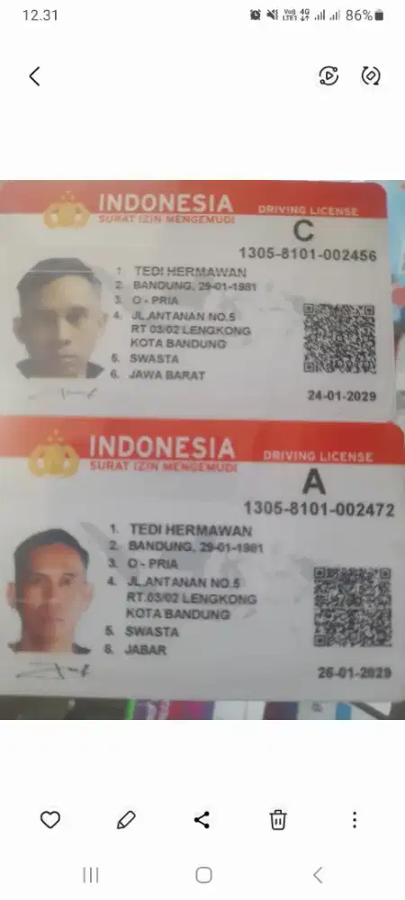 Malam saya lag mencari pekerjaan modal sim C/A.