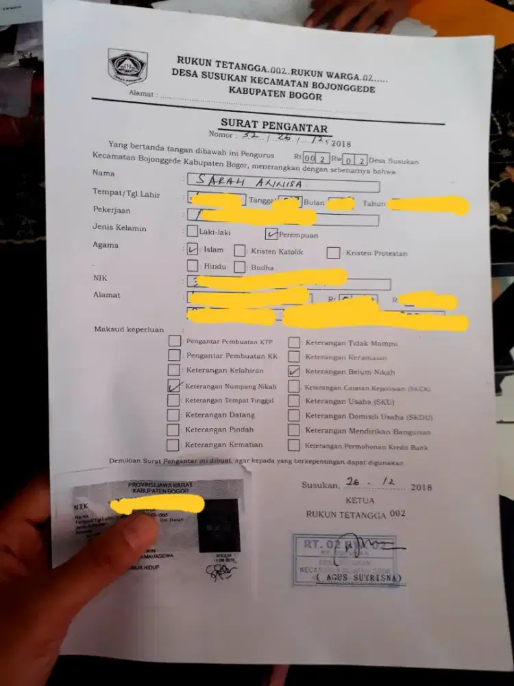 Biro jasa dokumen pernikahan