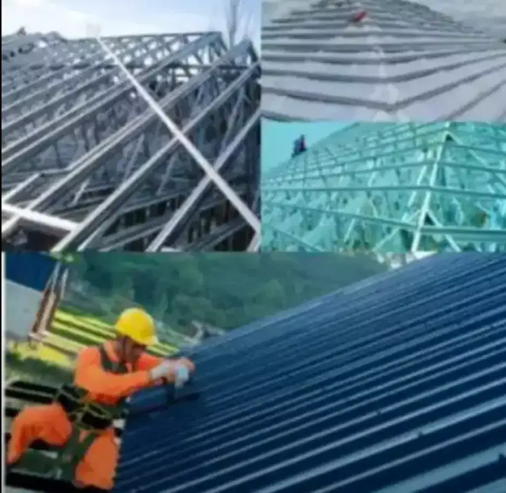 Jasa atap bocor, rembes, dak, tembok, plapon dan perbaikan bangunan.