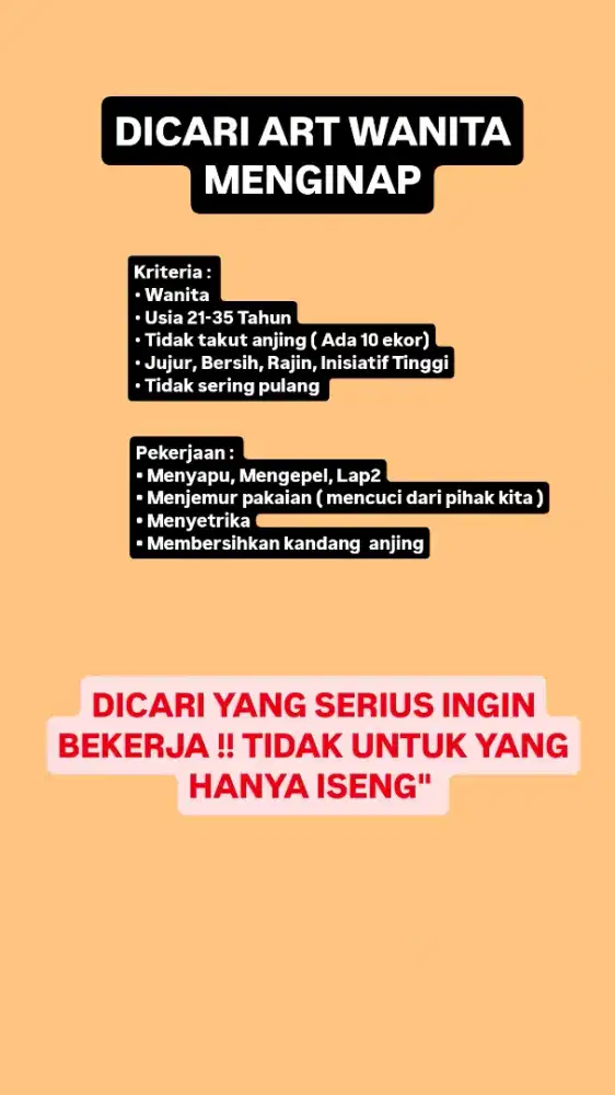 DICARI ART WANITA