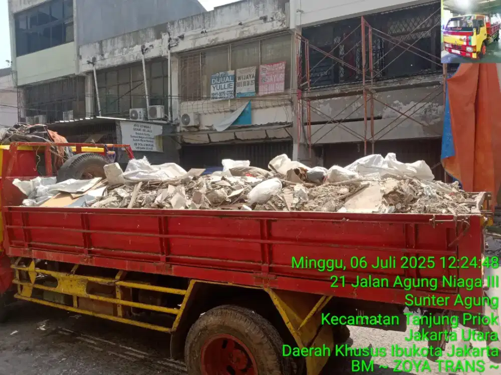 Jasa buang puing sampah
