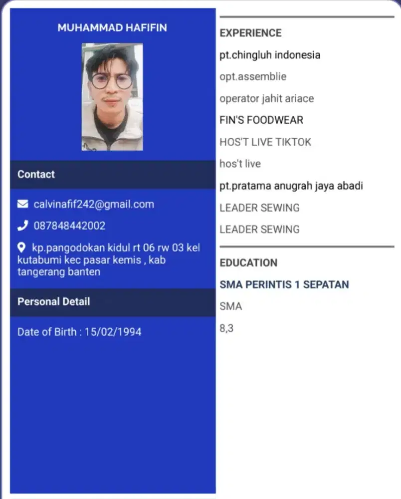 Caei kerja apa saja