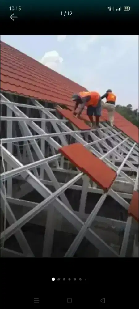atap bocor kanopi atap bajariagn terpasang dll