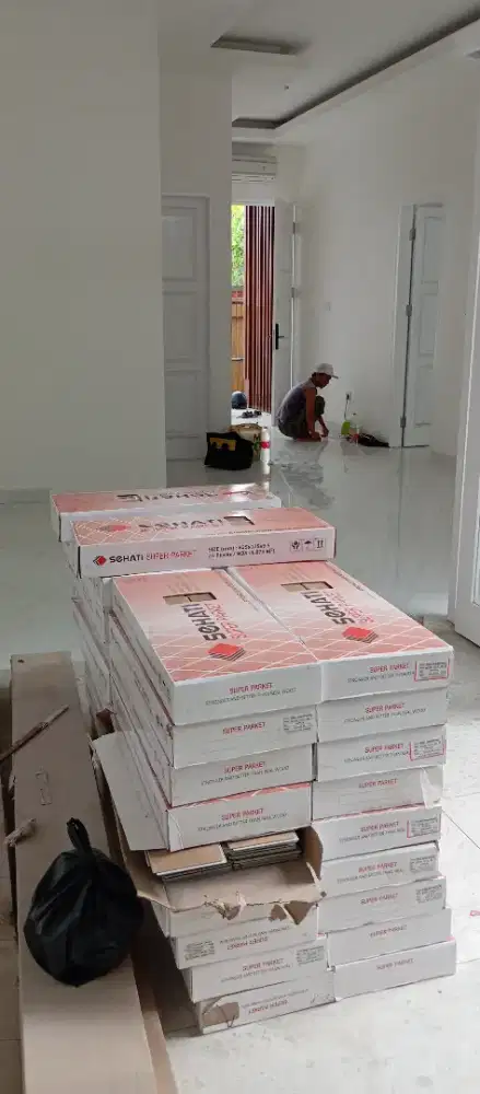 Jasa pasang lantai vinyl spc