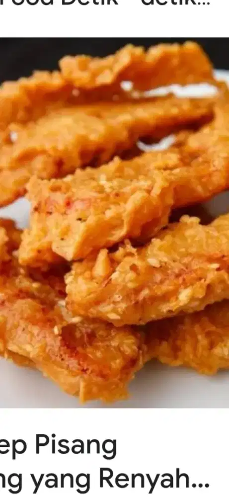Pisang goreng crispy