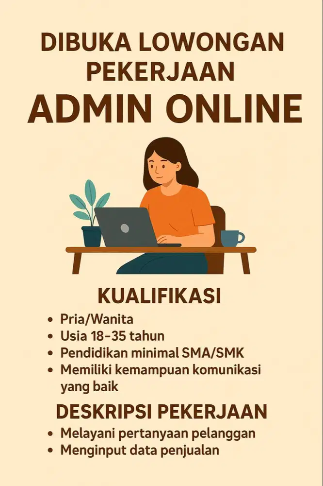 Admin online shop