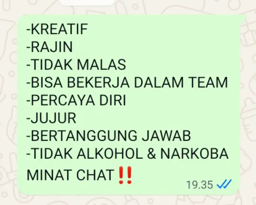 SEGERA DI BUTUHKAN!!