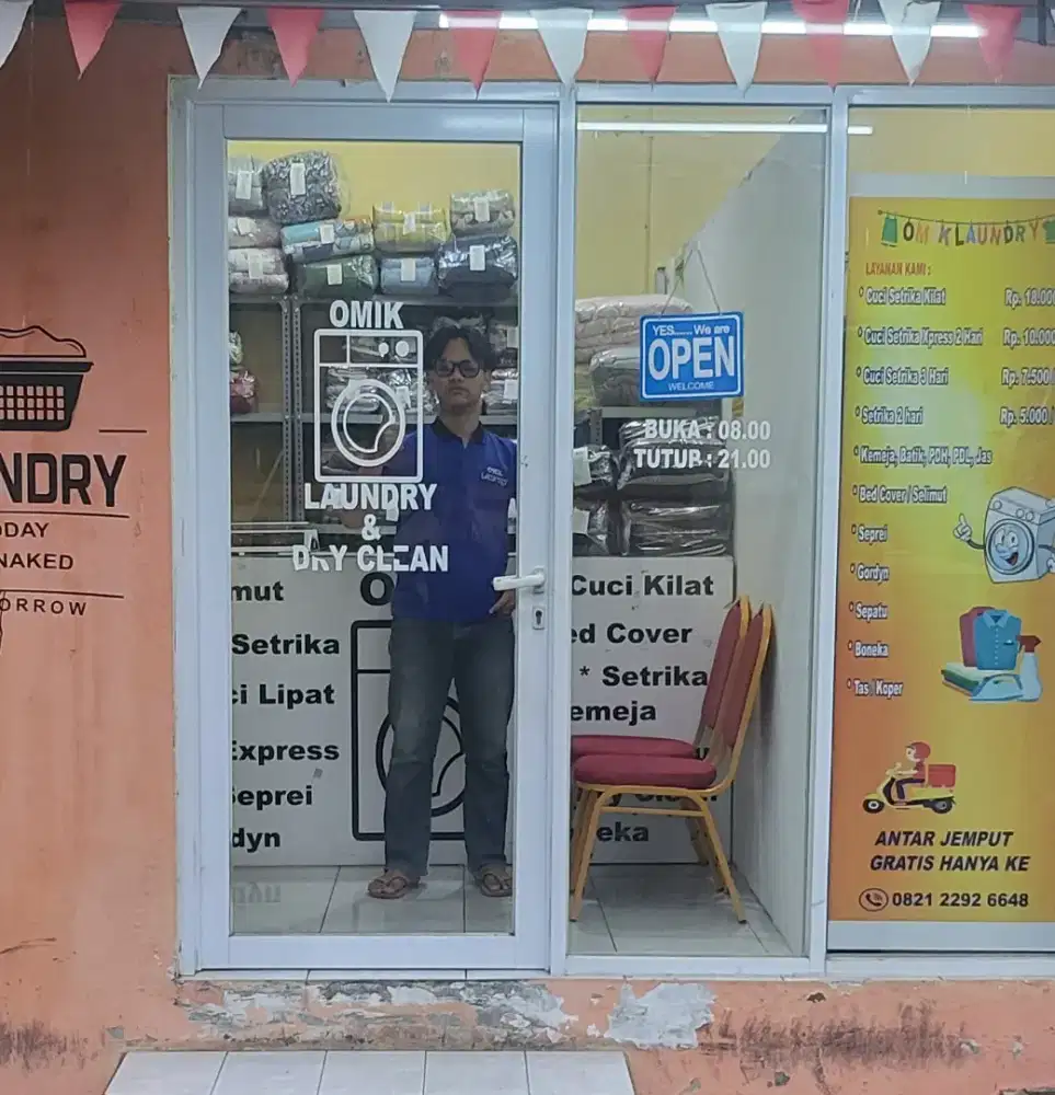 Dibutuhkan karyawan laundry