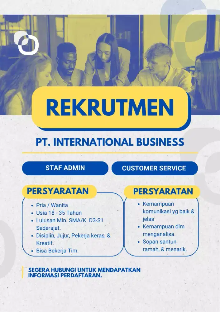 Lowongan Pekerjaan Kantoran
