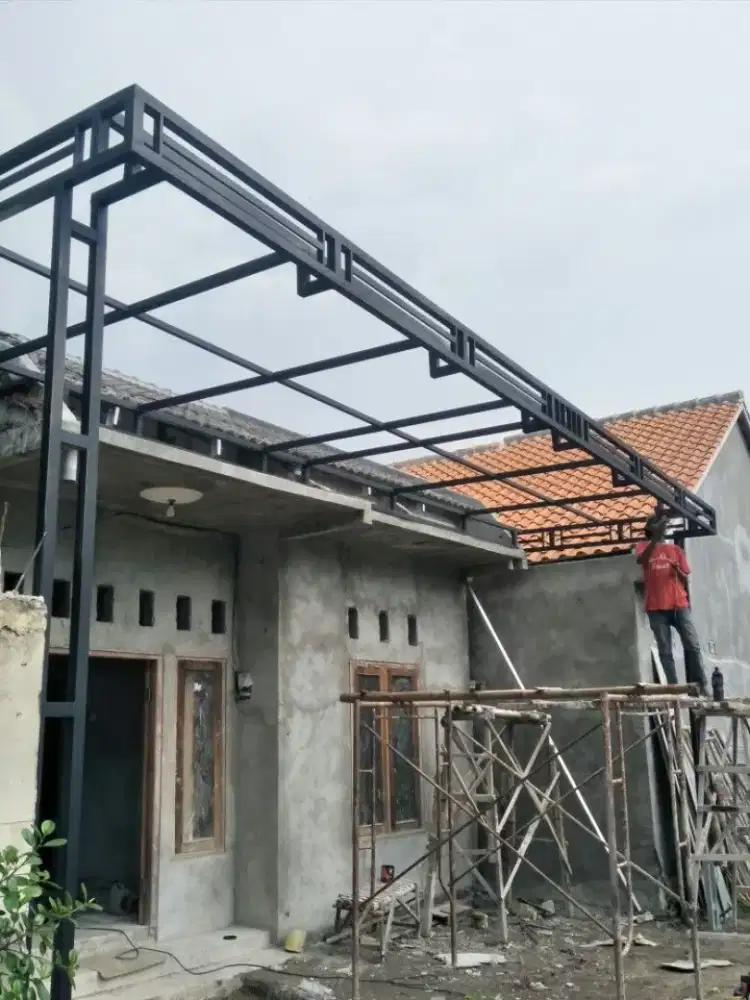 Tukang perbaikan atap bocor renovasi pasang baja ringan plafon PVC GRC