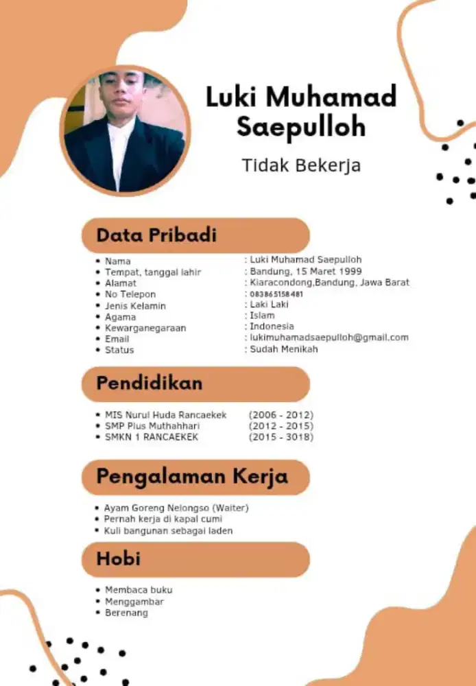 Mencari pekerjaan yang halal buat nafkah keluarga
