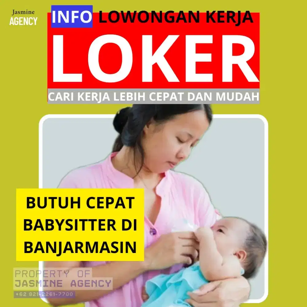 Loker babysitter di Banjarmasin