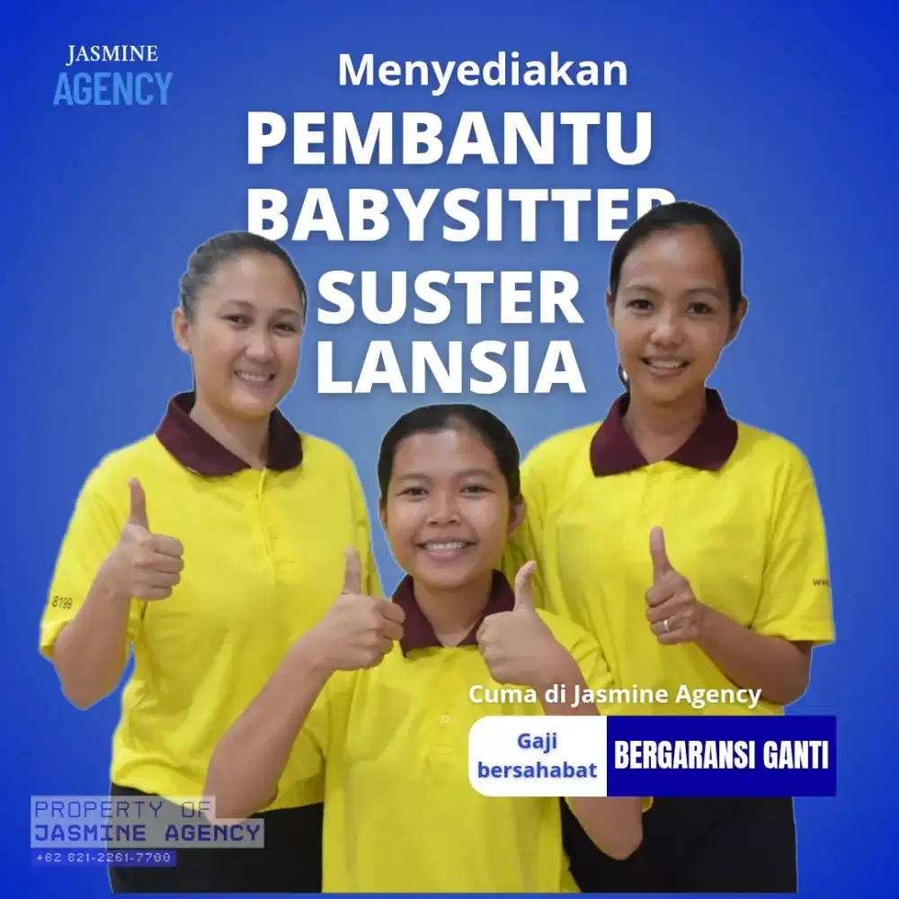 Sedia pembantu, babysitter, suster lansia, dll