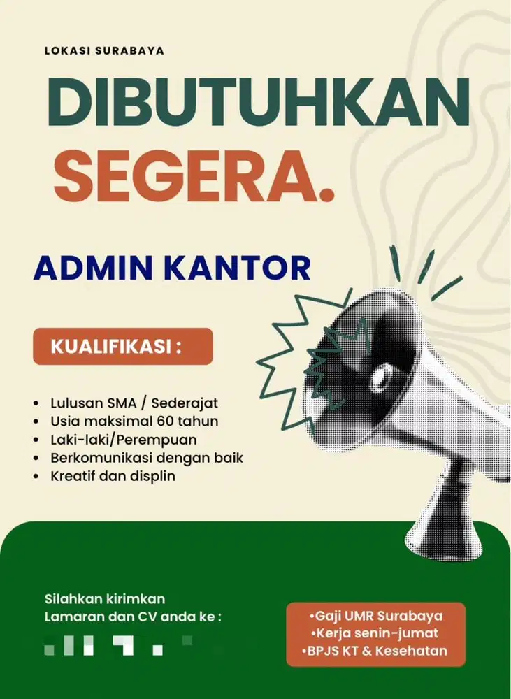 Lowongan kerja admin