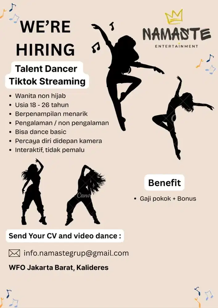 HOST DANCE LIVESTREAMING TIKTOK