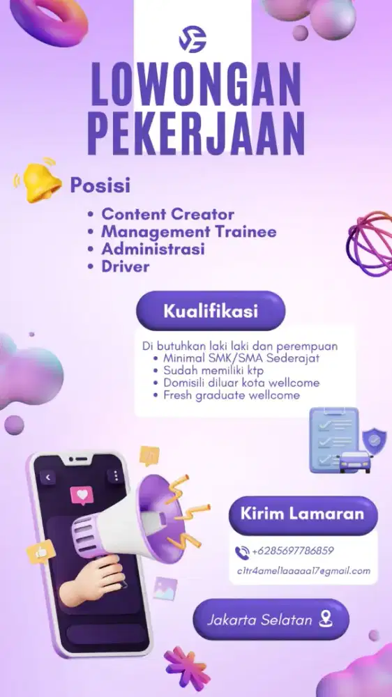 LOWONGAN KERJA MONEY MALL